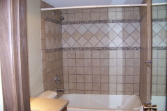 Bathroom with soaking tub