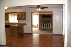 Kitchen to Family Room