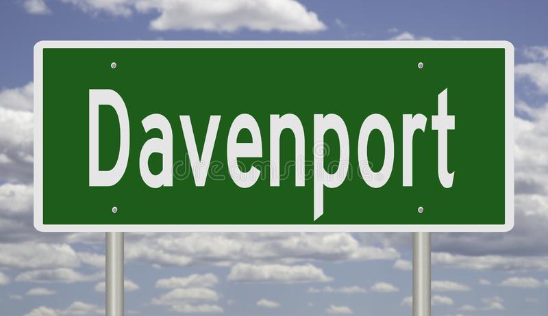 rendering-green-road-sign-davenport-iowa-highway-158537154